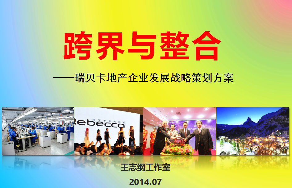瑞貝卡企業與項目發展戰略策劃案