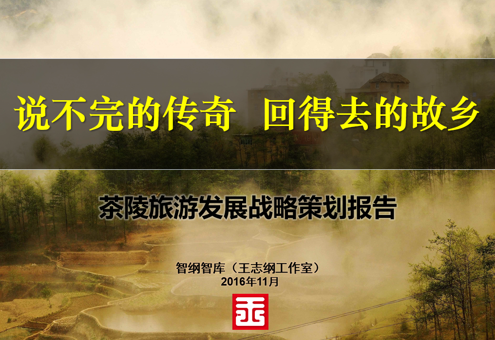 旅游茶陵發展戰略策劃報告